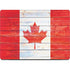 Canada Flag Light Wood Apple MacBook Pro 14-inch Skin